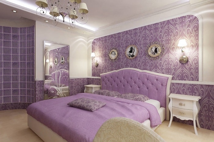 Thiết kế phòng ngủ màu tím đẹp và lãng mạn nhất năm 2023