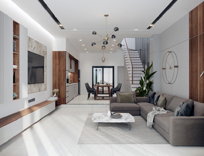 Thiết kế nội thất nhà 2 tầng hiện đại và sang trọng - Home&Home