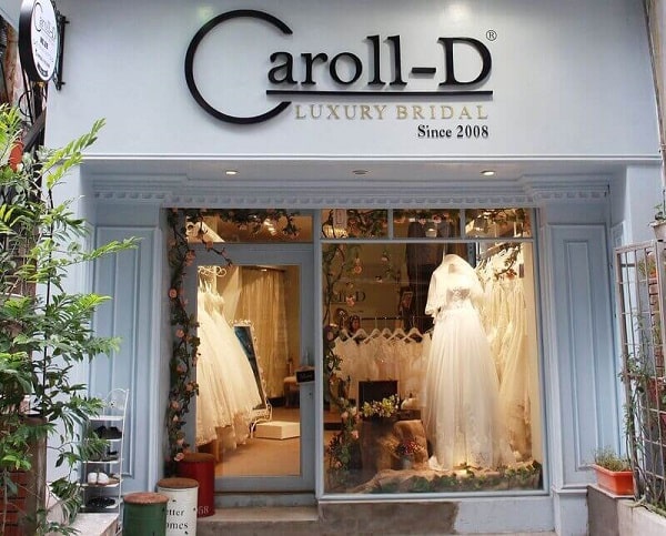 thiết kế tiệm áo cưới nhỏ đẹp 9